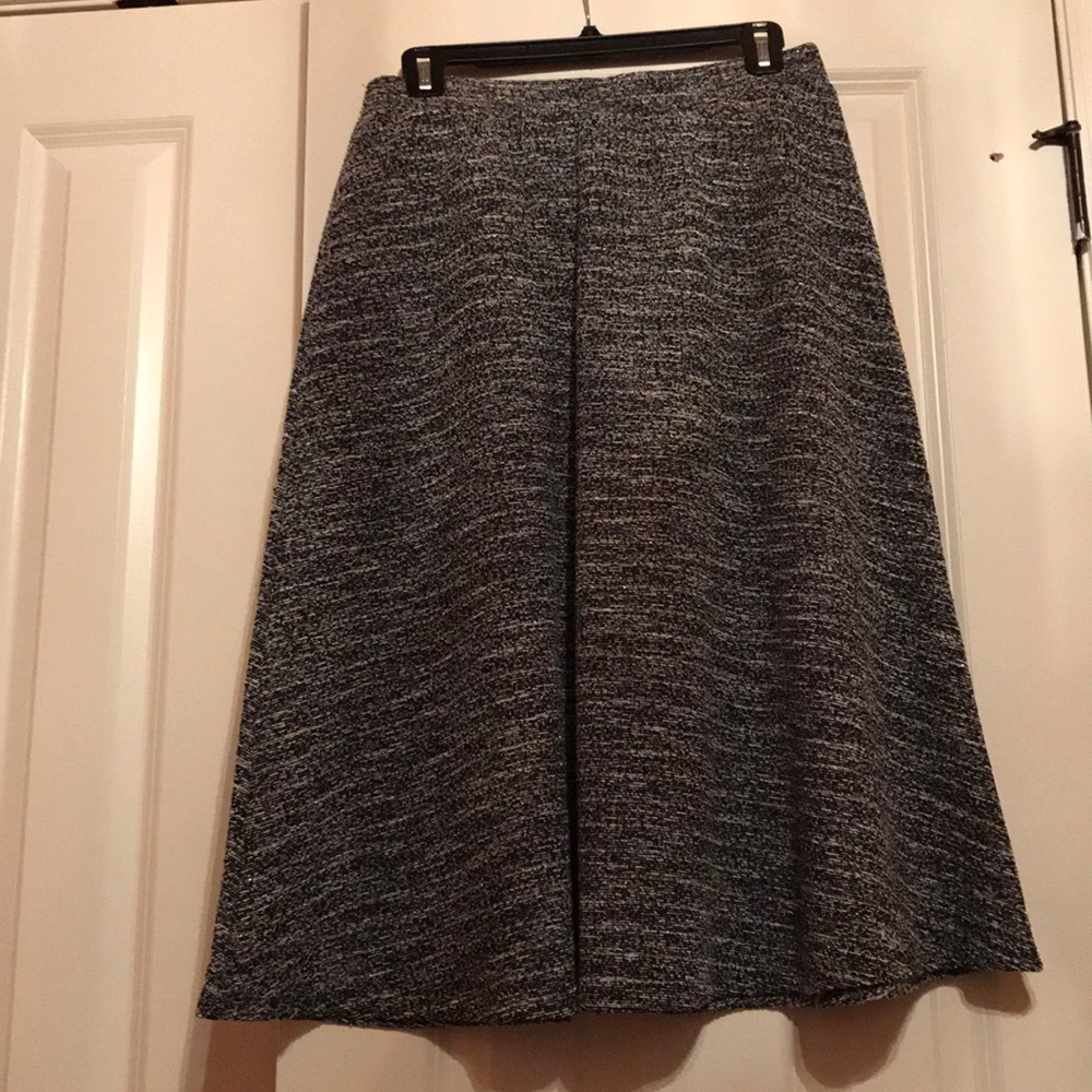 Past knee length skirt